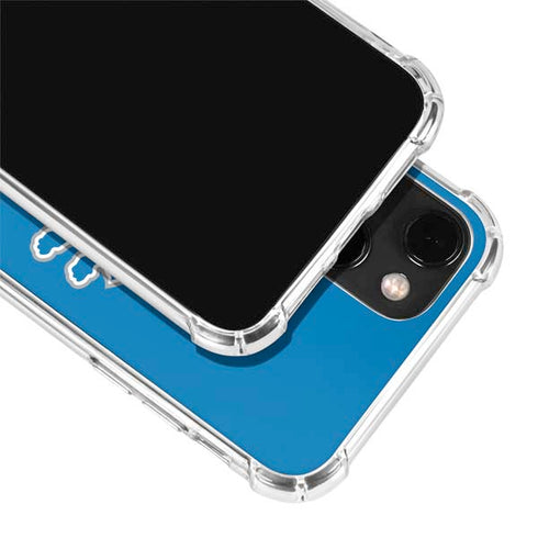 NFL Detroit Lions Distressed iPhone 14 Plus Clear Case