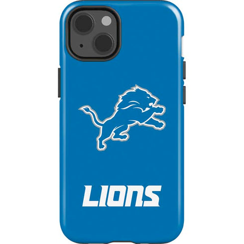 NFL Detroit Lions Distressed iPhone 15 Impact Case