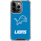 NFL Detroit Lions Distressed iPhone 14 Pro Clear Case