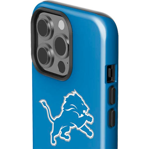 NFL Detroit Lions Distressed iPhone 15 Pro Impact Case