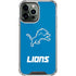 NFL Detroit Lions Distressed iPhone 14 Pro Max Clear Case