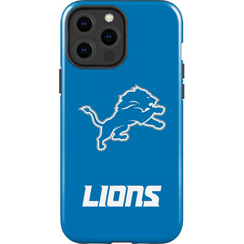 NFL Detroit Lions Distressed iPhone 15 Pro Max Impact Case