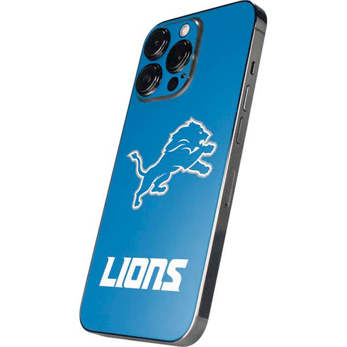 NFL Detroit Lions Distressed iPhone 14 Pro Skin