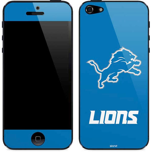 NFL Detroit Lions Distressed iPhone 5/5s/5SE Skin