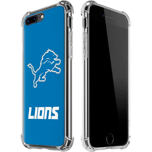 NFL Detroit Lions Distressed iPhone 7/8 Plus Clear Case