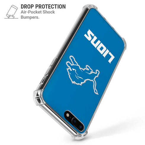 NFL Detroit Lions Distressed iPhone 7/8 Plus Clear Case