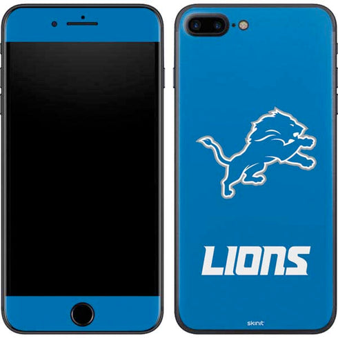 NFL Detroit Lions Distressed iPhone 8 Plus Skin