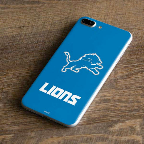 NFL Detroit Lions Distressed iPhone 8 Plus Skin