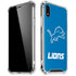 NFL Detroit Lions Distressed iPhone XR Clear Case