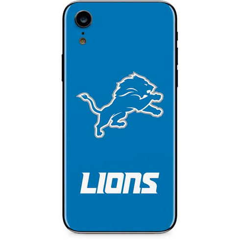 NFL Detroit Lions Distressed iPhone XR Skin