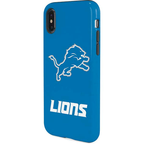 NFL Detroit Lions Distressed iPhone XS Pro Case