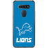 NFL Detroit Lions Distressed LG K51/Q51 Clear Case