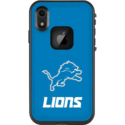NFL Detroit Lions Distressed LifeProof Fre iPhone Skin