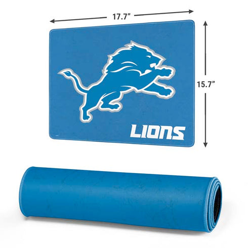 NFL Detroit Lions Distressed Gaming Mouse Pad