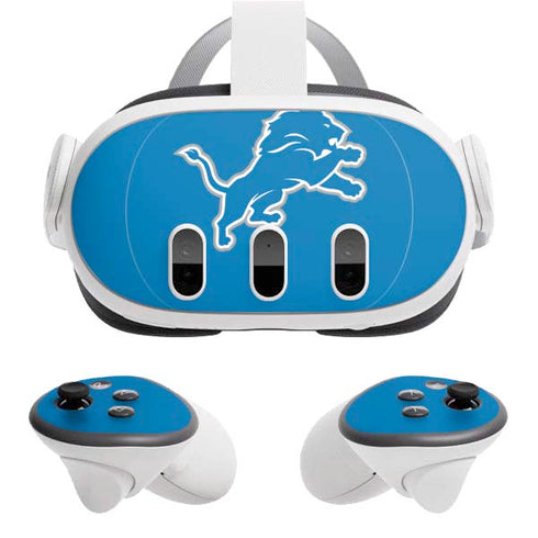 NFL Detroit Lions Distressed Meta Quest 3 Skin