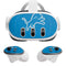 NFL Detroit Lions Distressed Meta Quest 3 Skin