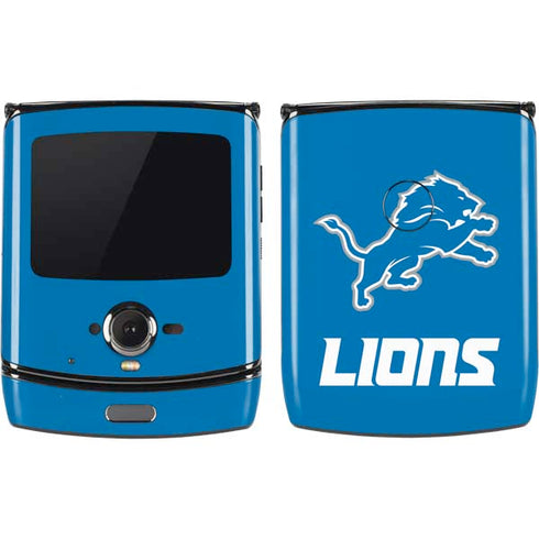 NFL Detroit Lions Distressed Motorola RAZR Skin