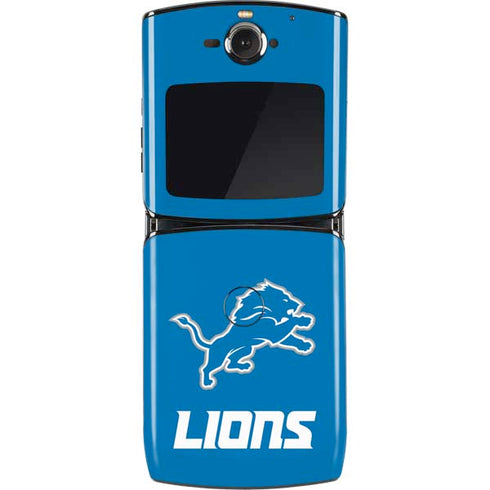 NFL Detroit Lions Distressed Motorola RAZR Skin