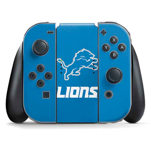 NFL Detroit Lions Distressed Nintendo Switch (2017-2021) Joy-Con Controller Skin