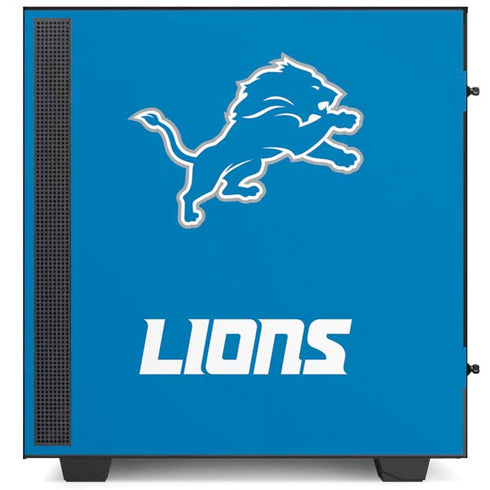 NFL Detroit Lions Distressed NZXT H510 Compact ATX Mid-Tower Case Skin