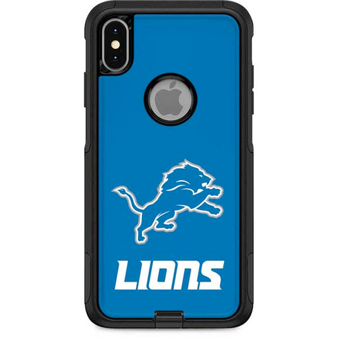 NFL Detroit Lions Distressed Otterbox Commuter iPhone Skin