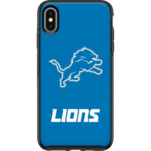 NFL Detroit Lions Distressed Otterbox Symmetry iPhone Skin