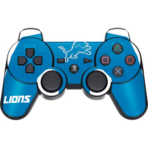 NFL Detroit Lions Distressed PS3 Dual Shock wireless controller Skin