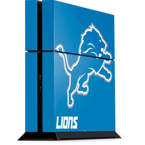 NFL Detroit Lions Distressed PS4 Console Skin