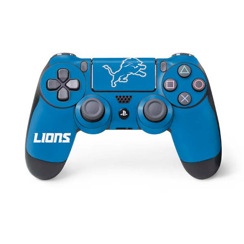 NFL Detroit Lions Distressed PS4 Controller Skin