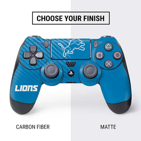 NFL Detroit Lions Distressed PS4 Controller Skin