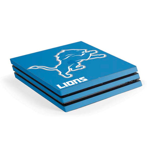 NFL Detroit Lions Distressed PS4 Pro Console Skin