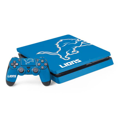 NFL Detroit Lions Distressed PS4 Slim Bundle Skin