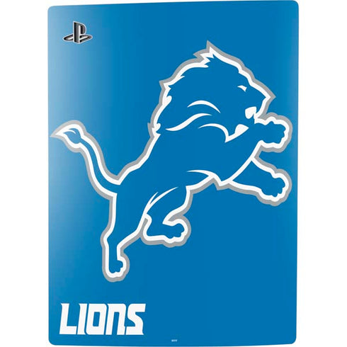 NFL Detroit Lions Distressed PS5 Bundle Skin