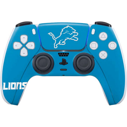 NFL Detroit Lions Distressed PS5 Controller Skin