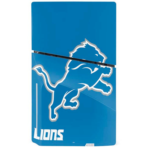 NFL Detroit Lions Distressed PS5 Slim Disk Bundle Skin