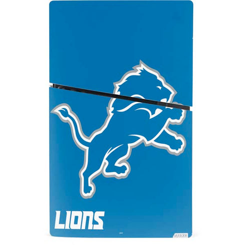 NFL Detroit Lions Distressed PS5 Slim Digital Edition Bundle Skin