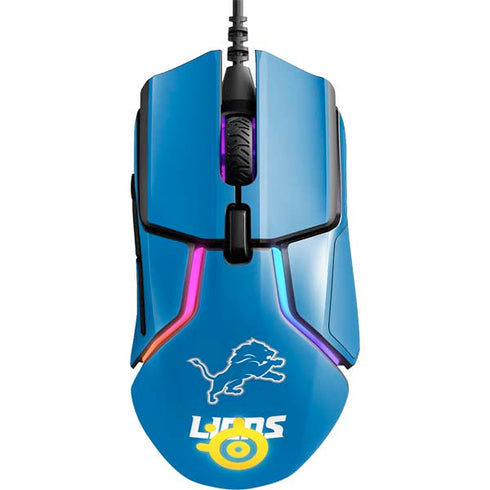NFL Detroit Lions Distressed SteelSeries Rival 600 Gaming Mouse Skin