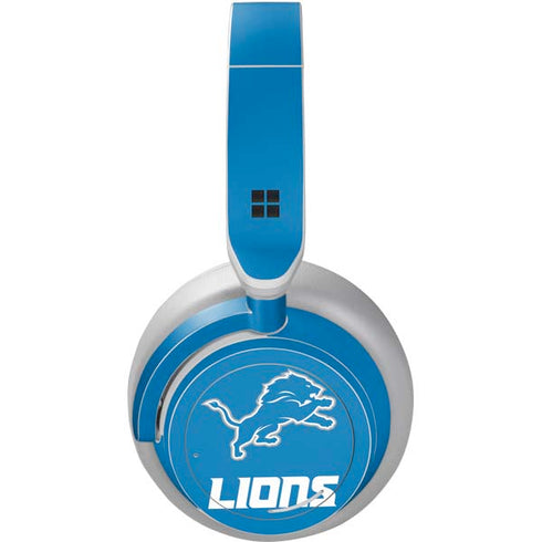 NFL Detroit Lions Distressed Surface Headphones Skin