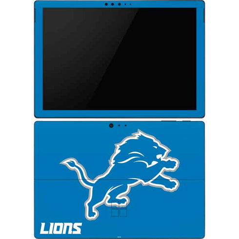 NFL Detroit Lions Distressed Surface Pro 6 Skin