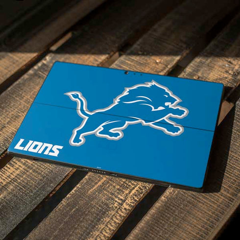 NFL Detroit Lions Distressed Surface Pro 6 Skin