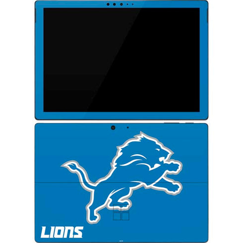 NFL Detroit Lions Distressed Surface Pro 7 Skin
