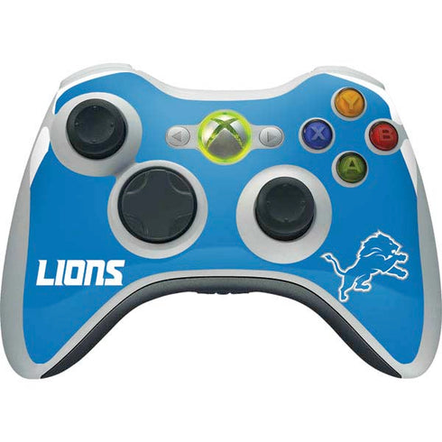 NFL Detroit Lions Distressed Xbox 360 Wireless Controller Skin