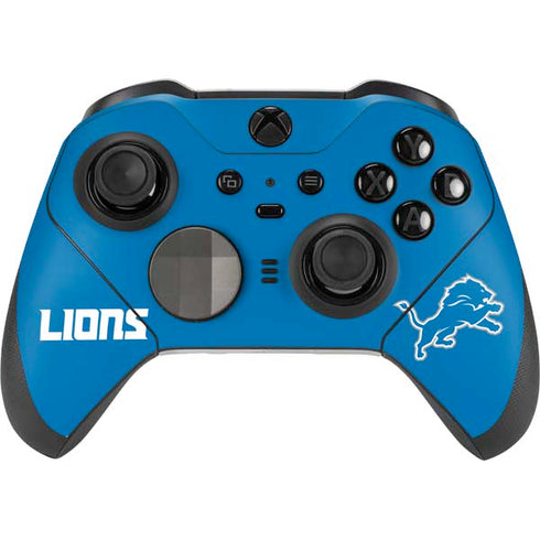 NFL Detroit Lions Distressed Xbox Elite Wireless Controller Series 2 Skin