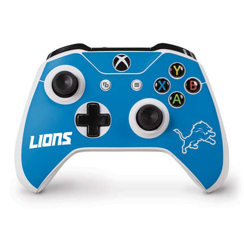 NFL Detroit Lions Distressed Xbox One S Controller Skin
