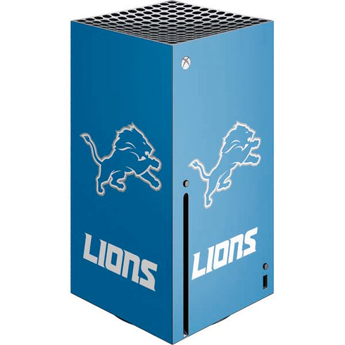 NFL Detroit Lions Distressed Xbox Series X Console Skin
