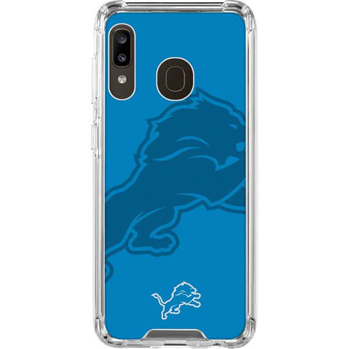 NFL Detroit Lions Double Vision Galaxy A30 Clear Case