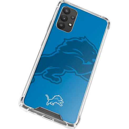 NFL Detroit Lions Double Vision Galaxy A32 5G Clear Case