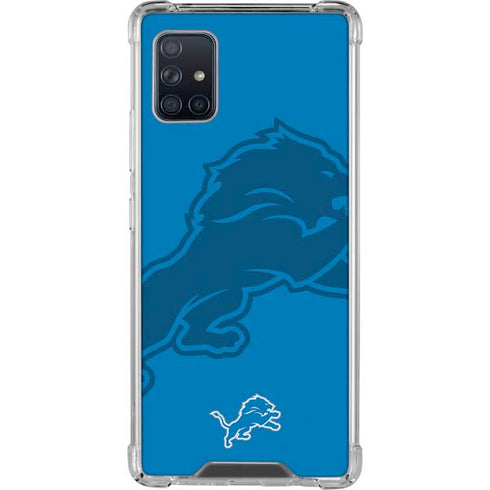 NFL Detroit Lions Double Vision Galaxy A51 5G Clear Case