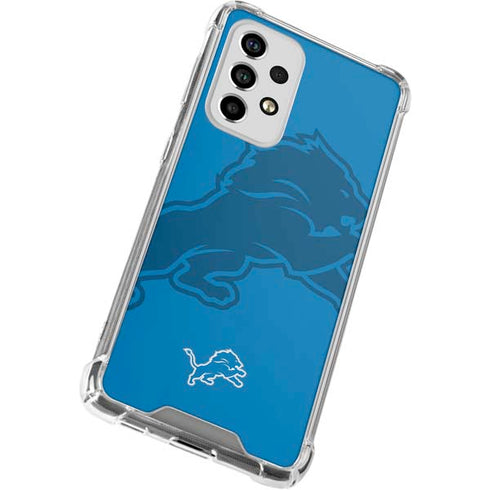 NFL Detroit Lions Double Vision Galaxy A53 5G Clear Case