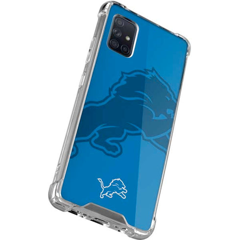 NFL Detroit Lions Double Vision Galaxy A71 5G Clear Case